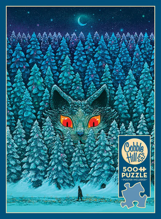 Cobble Hill Be Wary the Silent Night puzzle 500 piese iarna