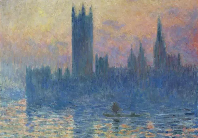 Mosaic Puzzles Houses of Parliament puzzle lemn 500 piese Monet