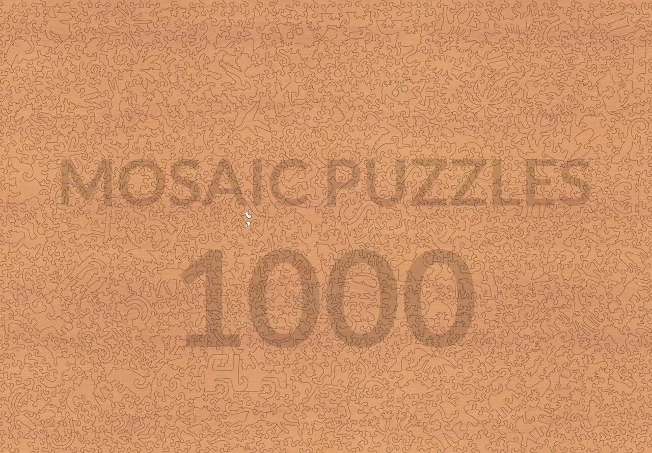 Mosaic Puzzles Wild Animals puzzle lemn 250 piese copii