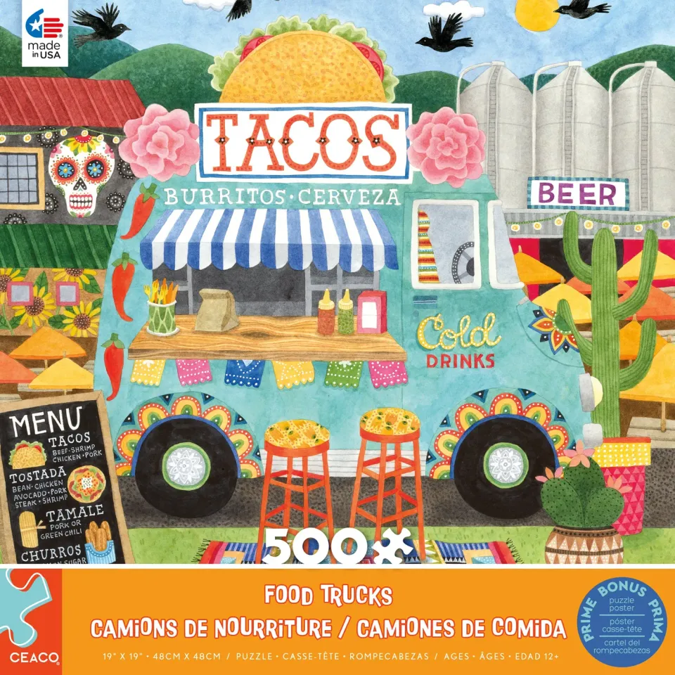 Ceaco Taco Truck 2 puzzle 500 piese camion
