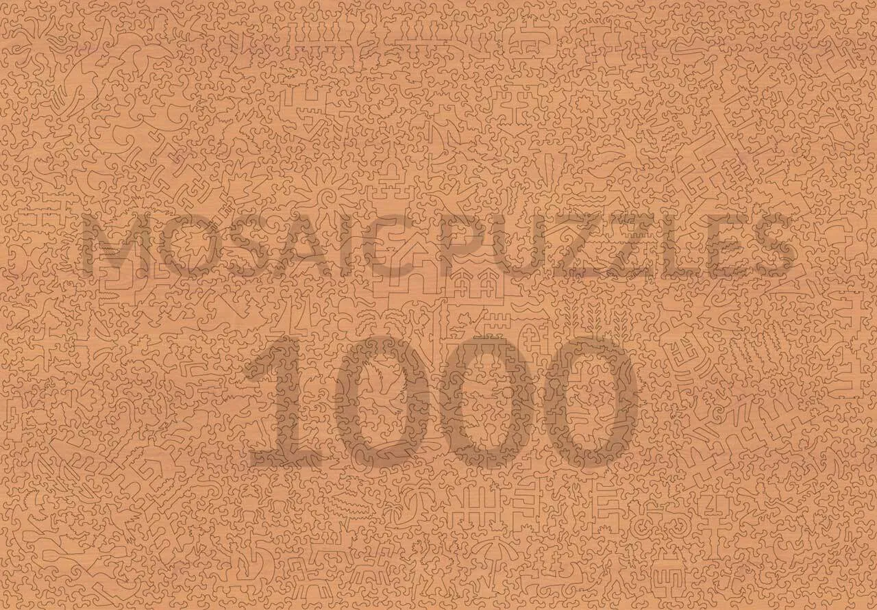 Mosaic Puzzles Lighthouse on Coast puzzle lemn 500 piese far