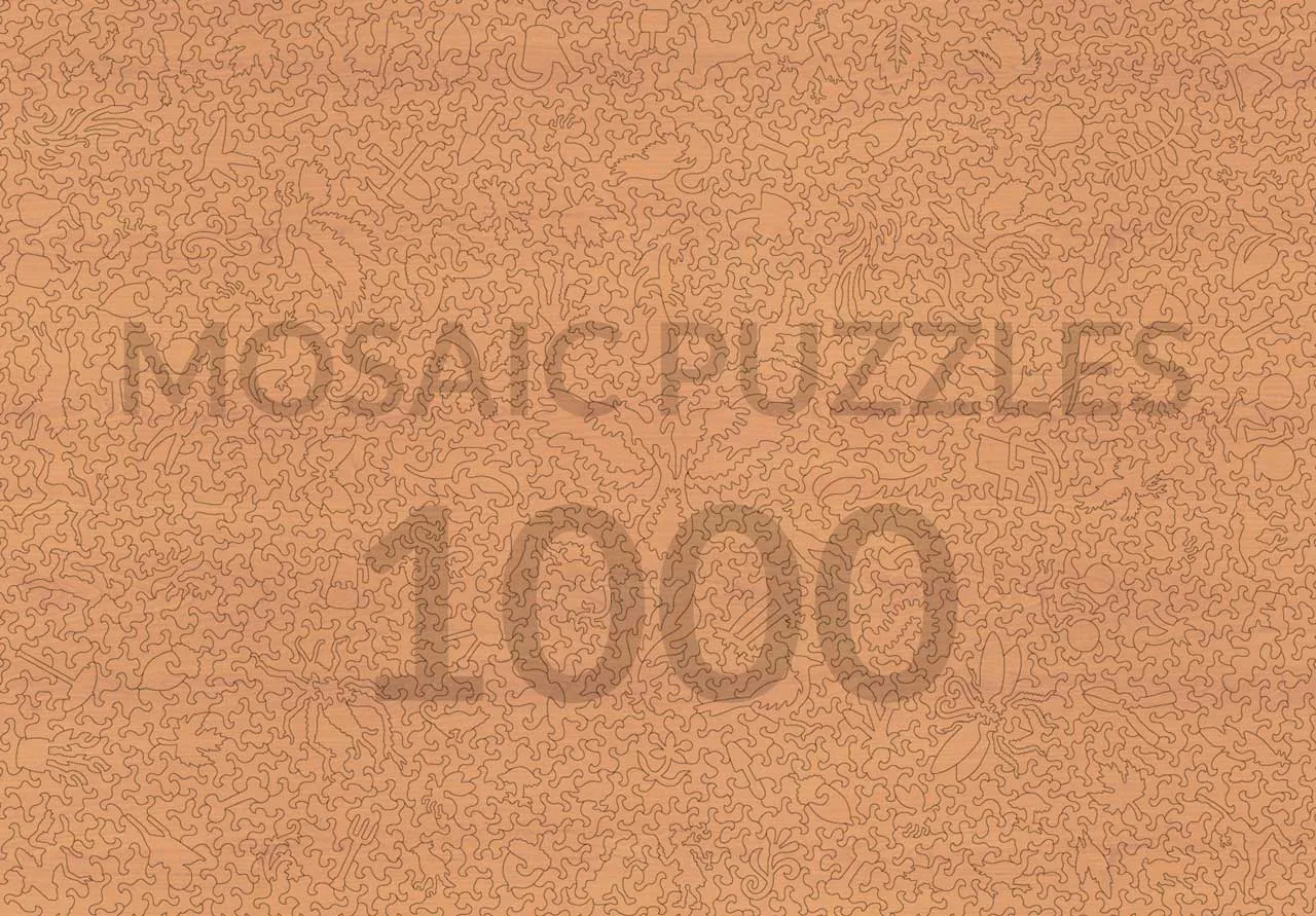 Mosaic Puzzles Wheatfield with Crows Van Gogh puzzle lemn 500 piese