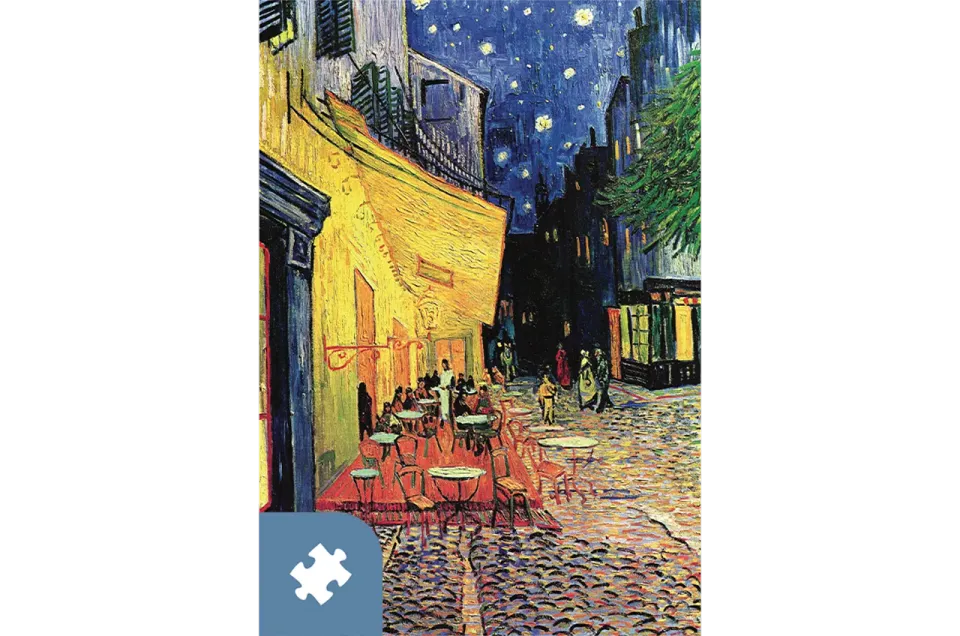 Mosaic Puzzles Traditions Cafe Terrace at Night puzzle 500 piese Van Gogh