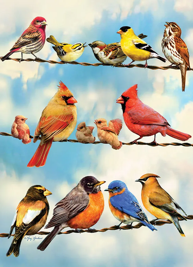 Cobble Hill Birds on a Wire puzzle 500 piese pasari