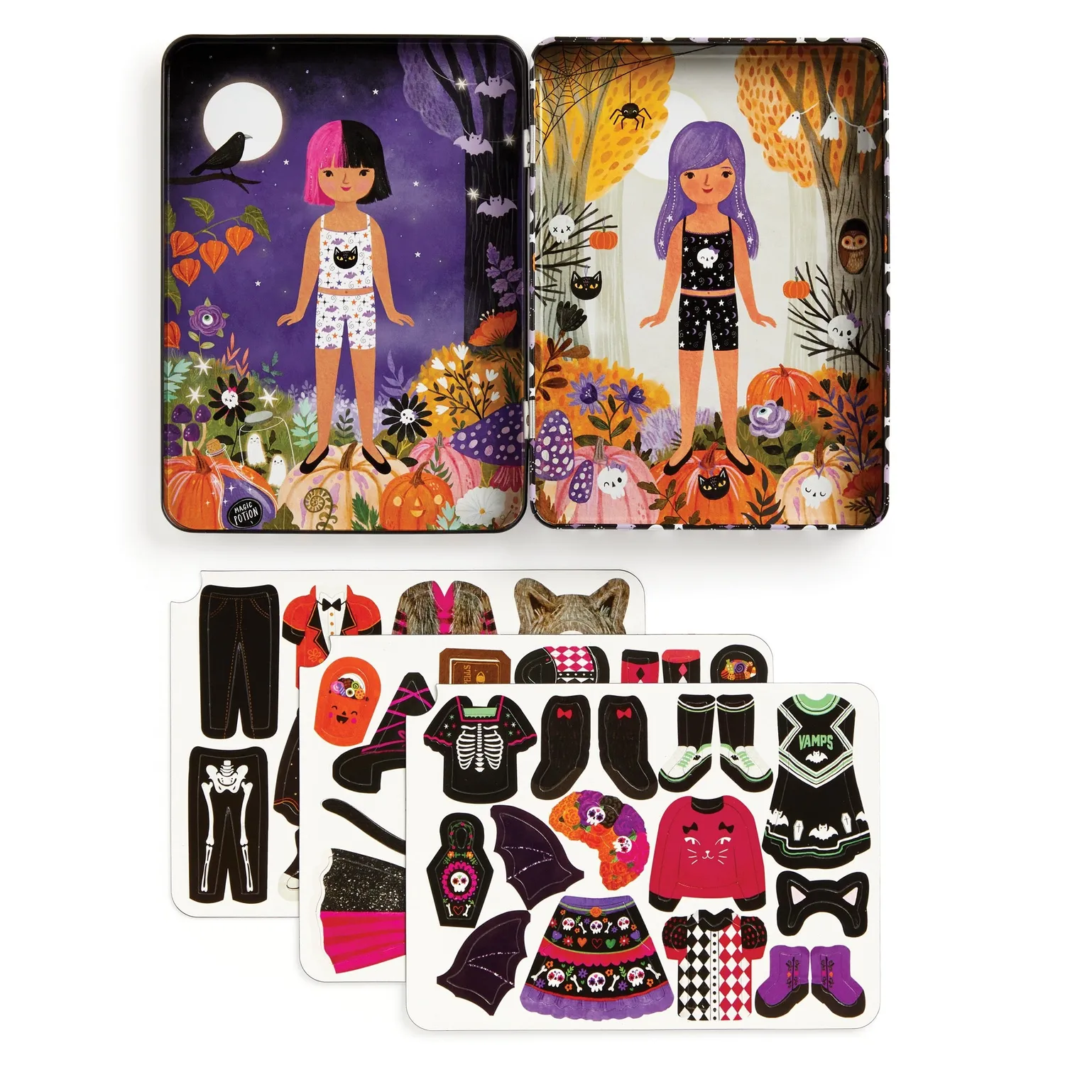 Mudpuppy Spooky Season set magnetic dress-up Halloween