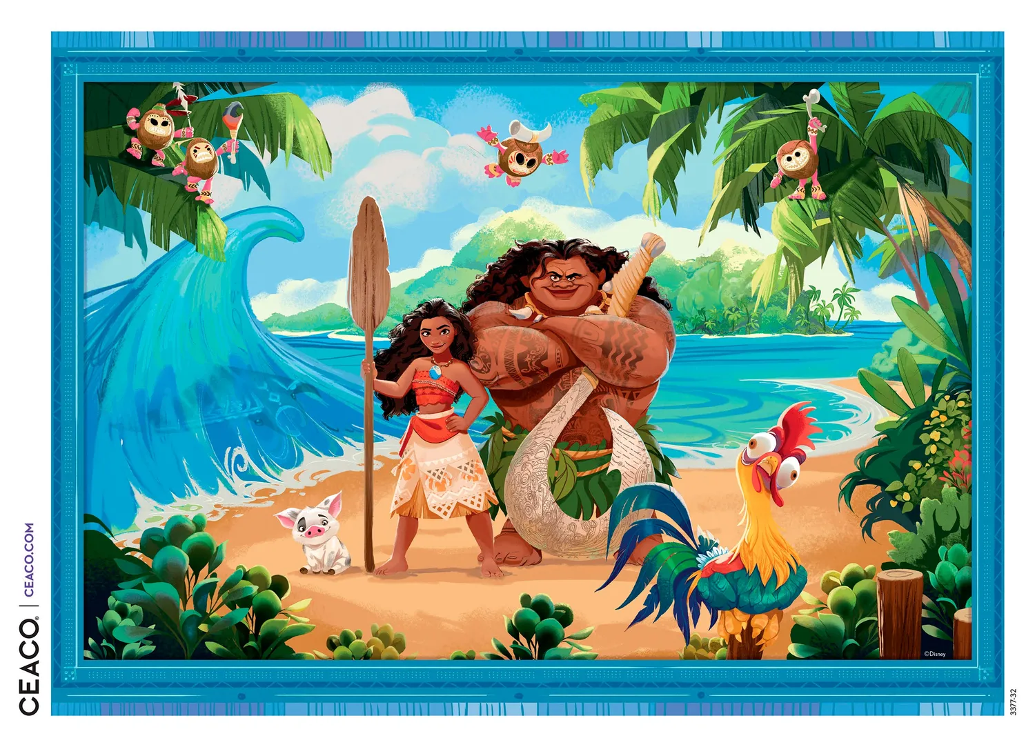 Ceaco Moana and Maui Scenic puzzle 1000 piese Disney
