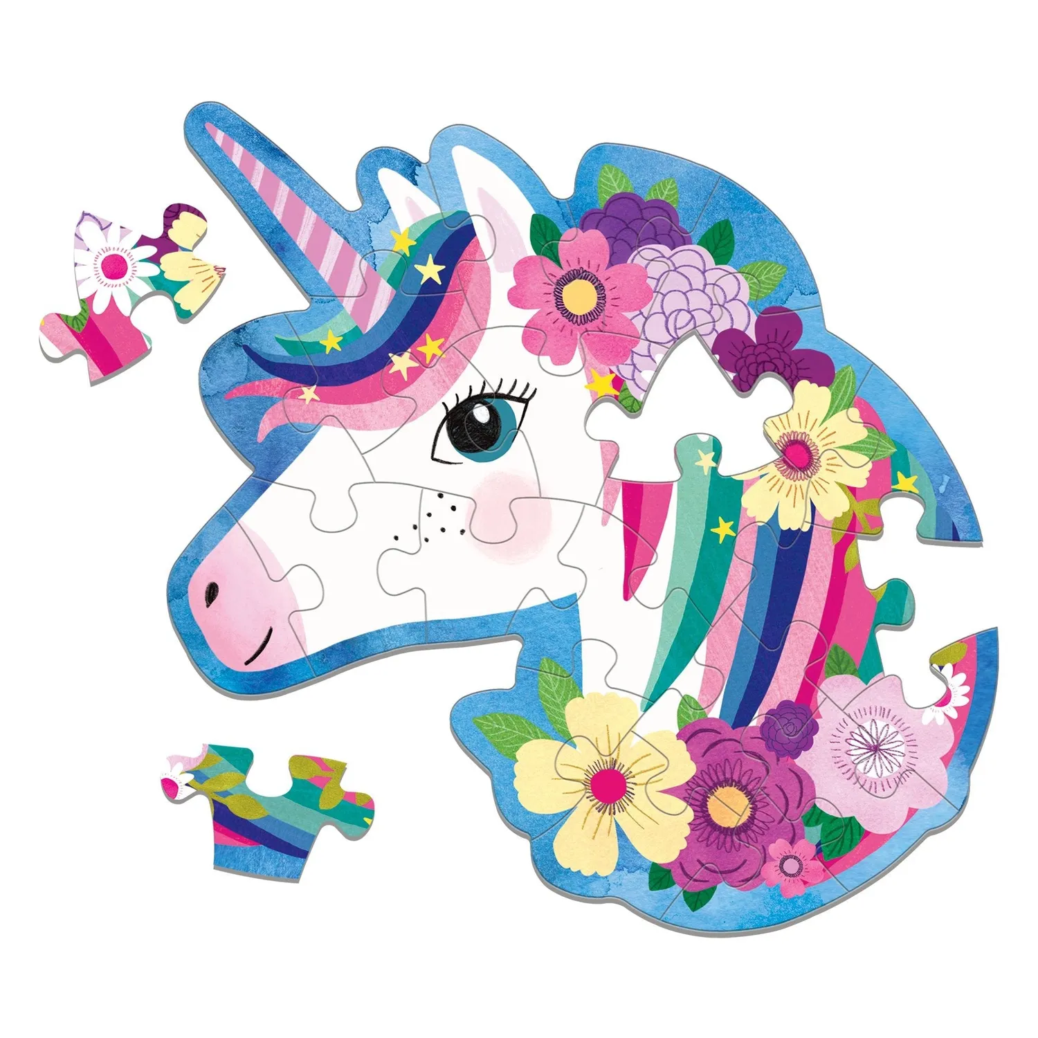 Mudpuppy Unicorn puzzle contur mini 24 piese