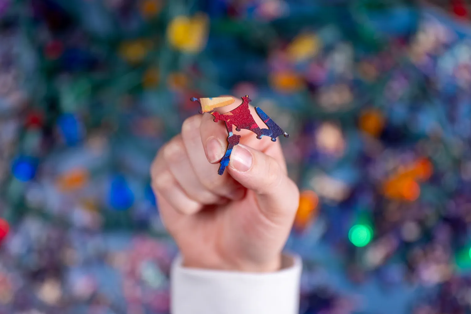 Mosaic Puzzles New Year's Eve in Times Square puzzle 1000 piese lumini