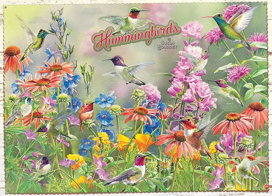Cobble Hill Hummingbirds puzzle 1000 piese pasari