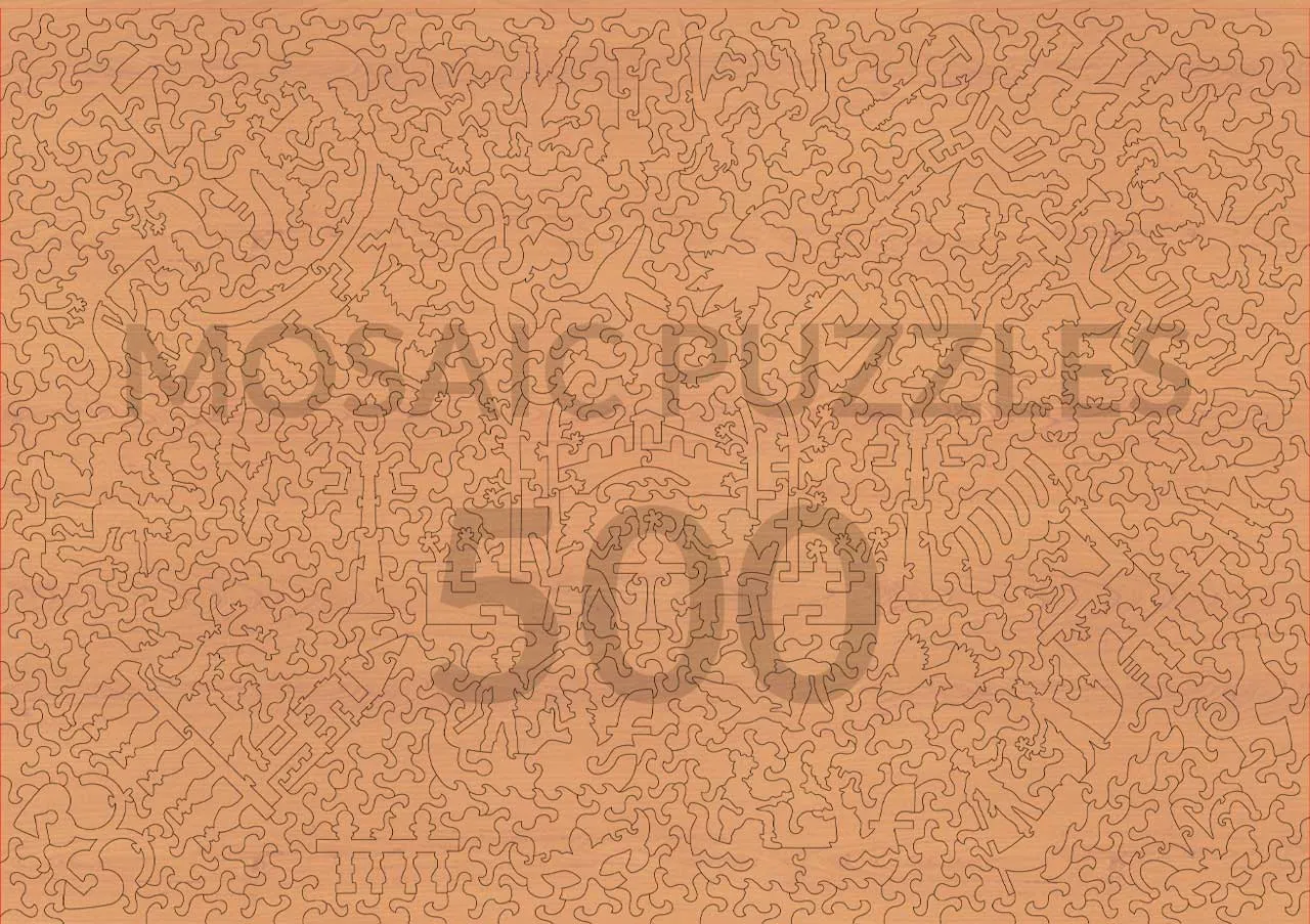 Mosaic Puzzles Venice Canale Santa Chiara puzzle lemn 500 piese arta