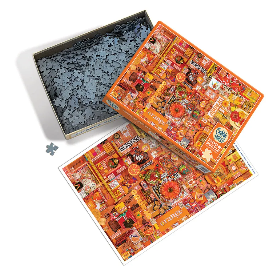 Cobble Hill Orange puzzle 1000 piese portocaliu