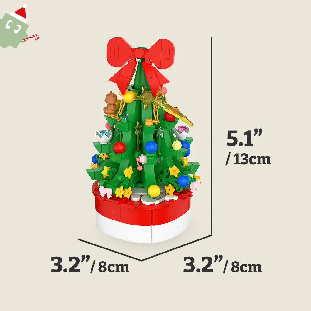 PieceRelax Mini Bricks Christmas Tree KZ1216 set brad 3D mic