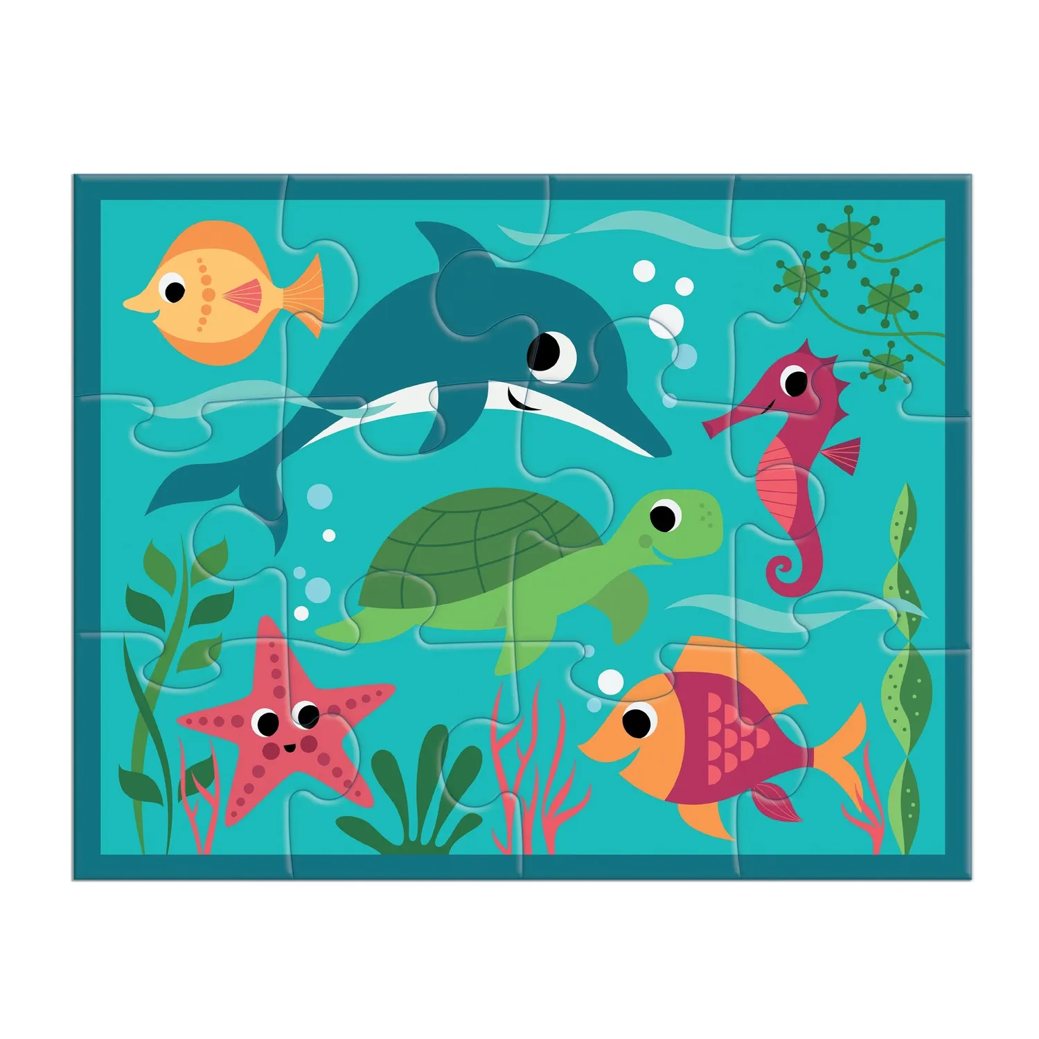 Mudpuppy Under The Sea puzzle 12 piese