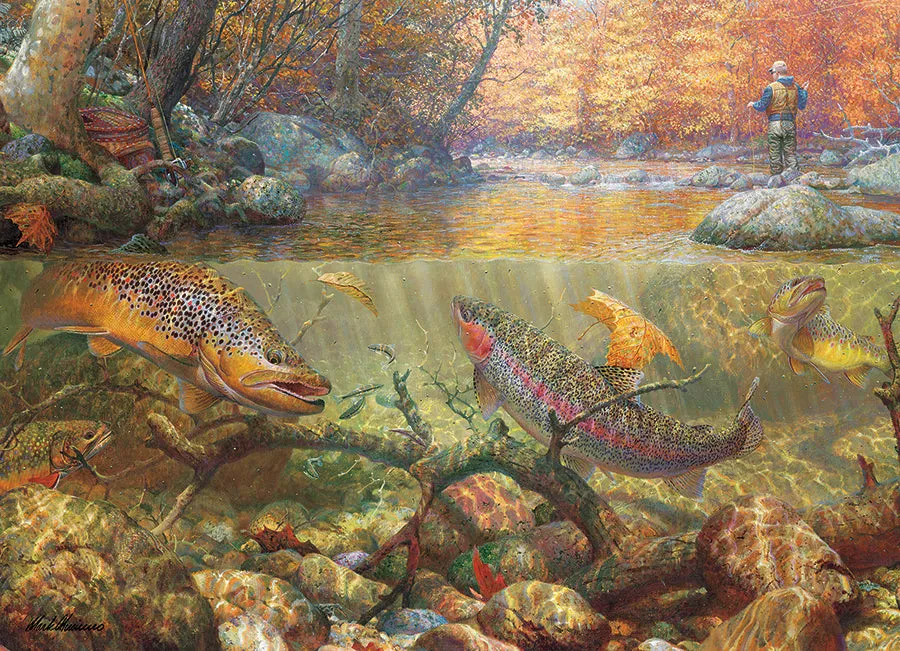 Cobble Hill Autumn Dream Day puzzle 1000 piese pescuit