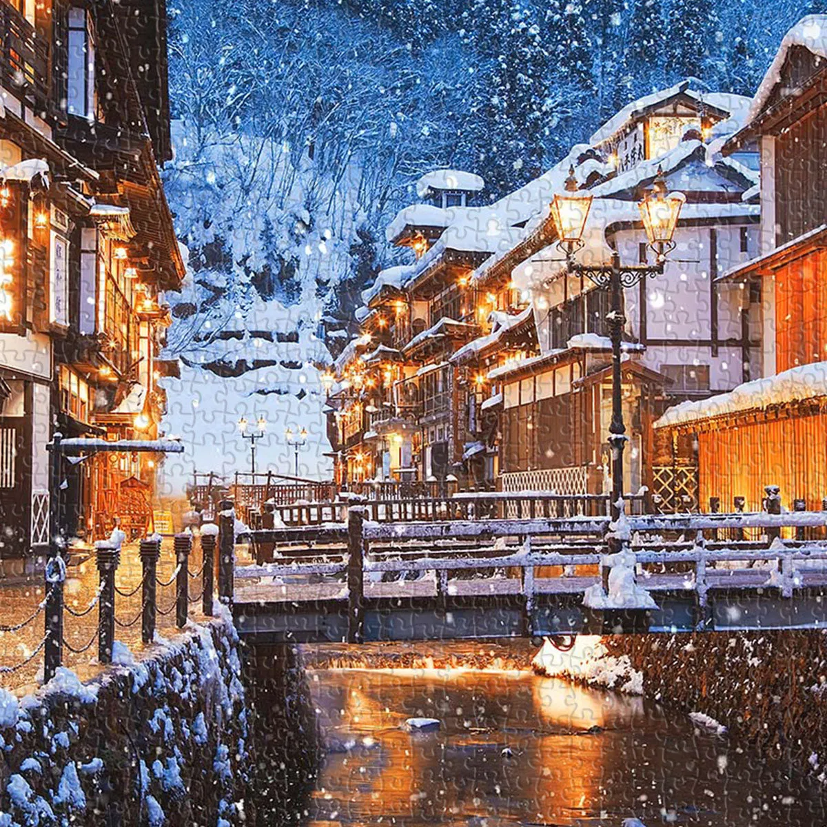PieceRelax PieceClicks Ginzan Onsen U1140 puzzle 1008 piese