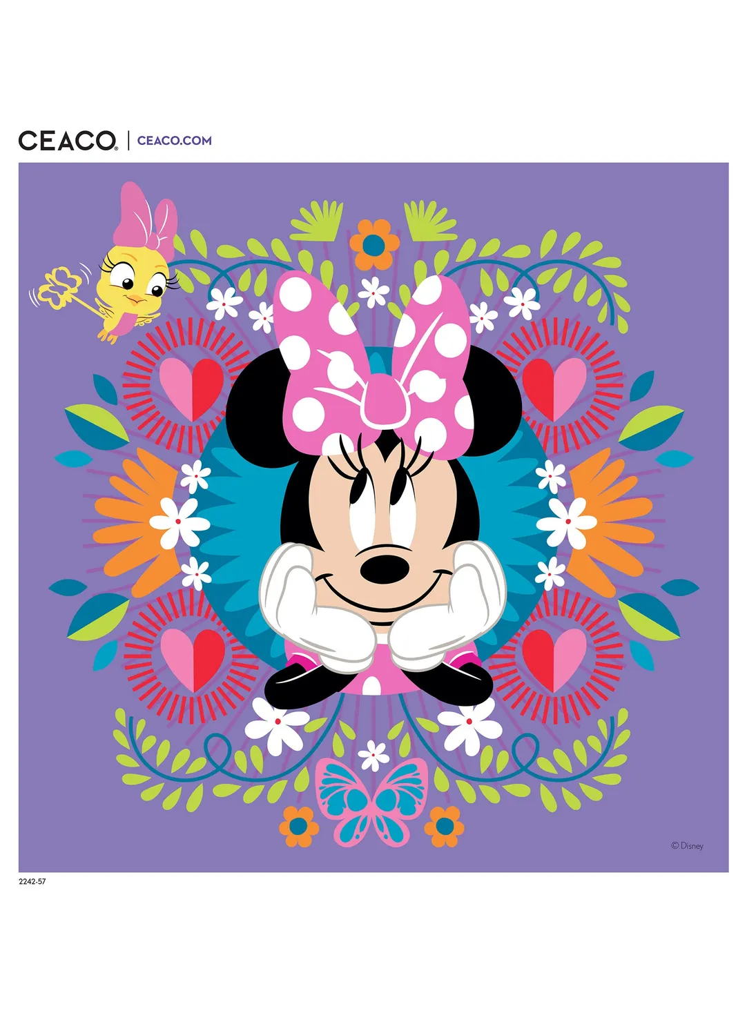 Ceaco Minnie Flower Child puzzle 200 piese floral