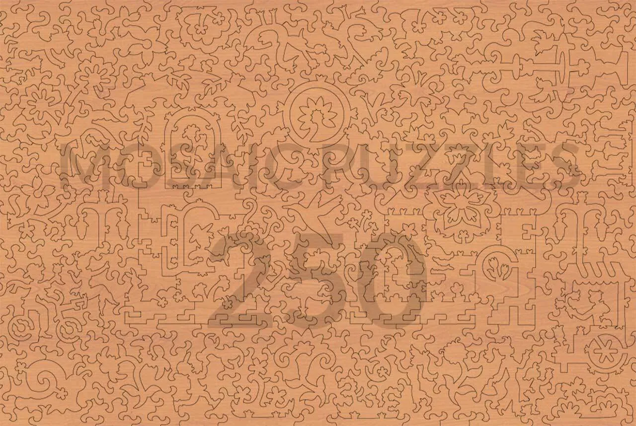 Mosaic Puzzles The Theater of Plants puzzle lemn 500 piese floral