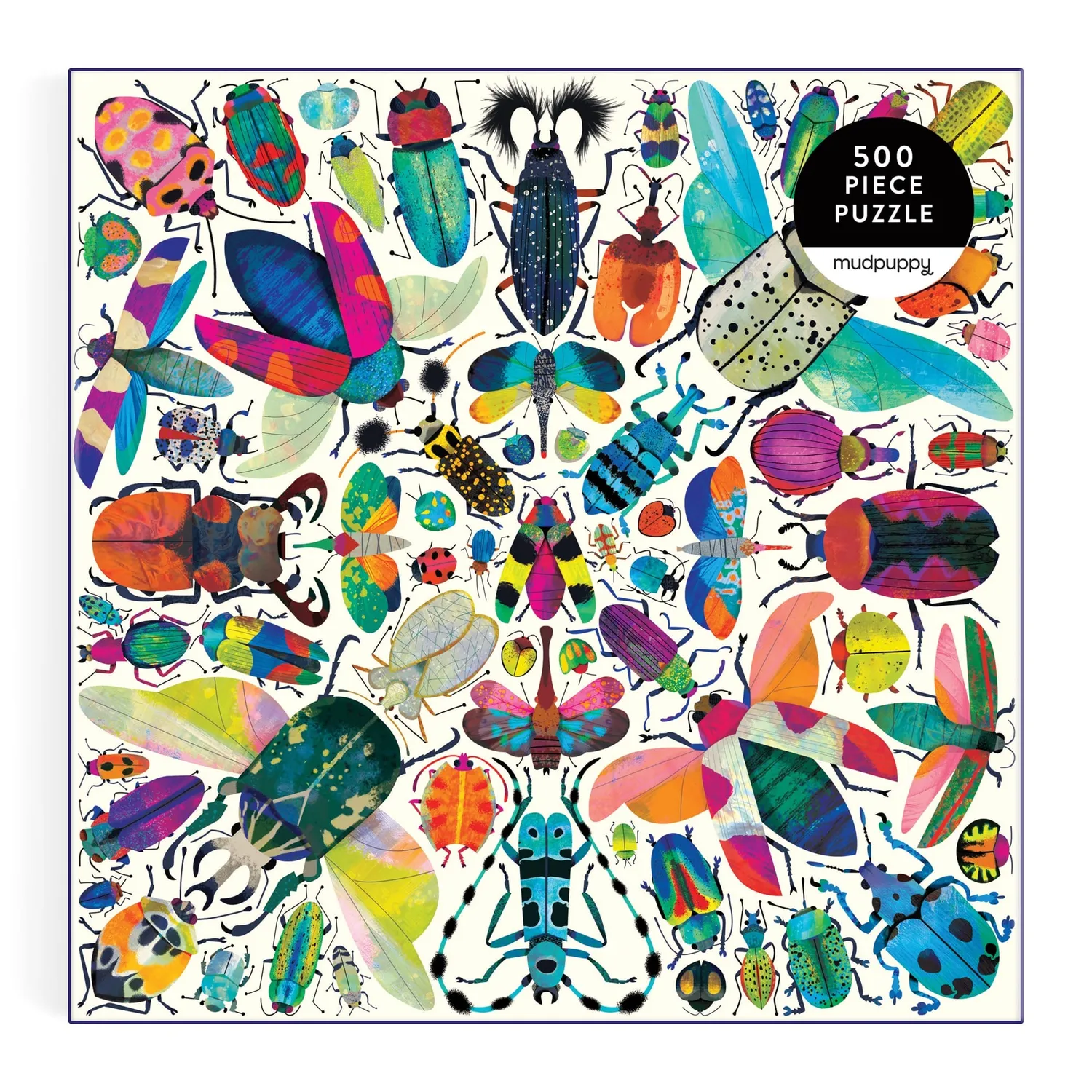 Mudpuppy Kaleido Beetles puzzle 500 piese gandaci