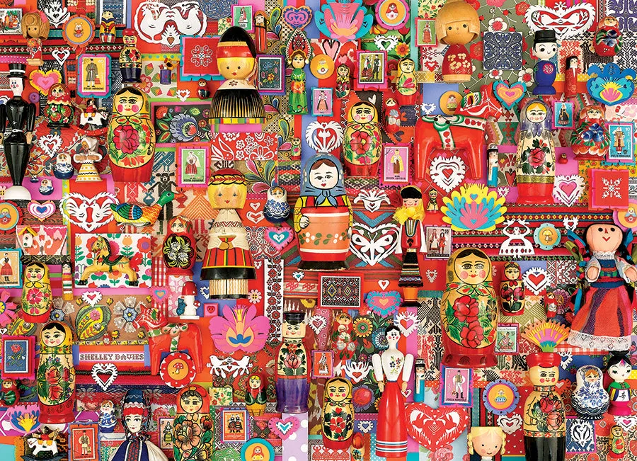 Cobble Hill Dollies puzzle 1000 piese papusi