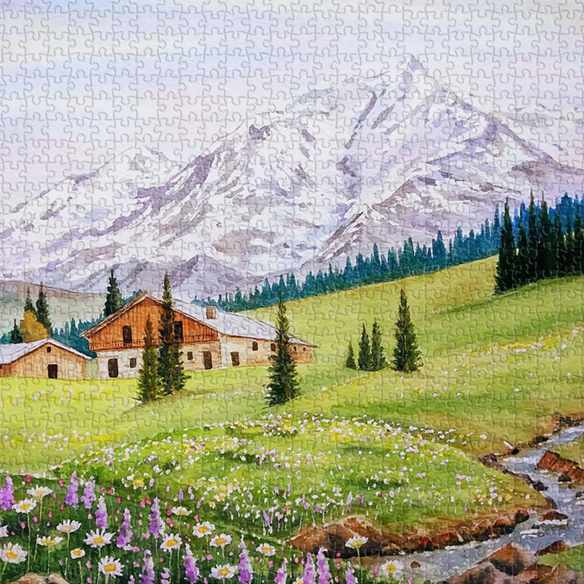 PieceRelax Mountainous Tranquility U1142 puzzle 1000 piese