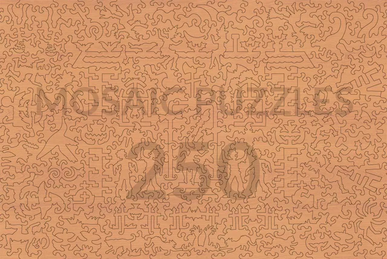 Mosaic Puzzles Ceci New York Day of the Dead puzzle lemn 500 piese colorat