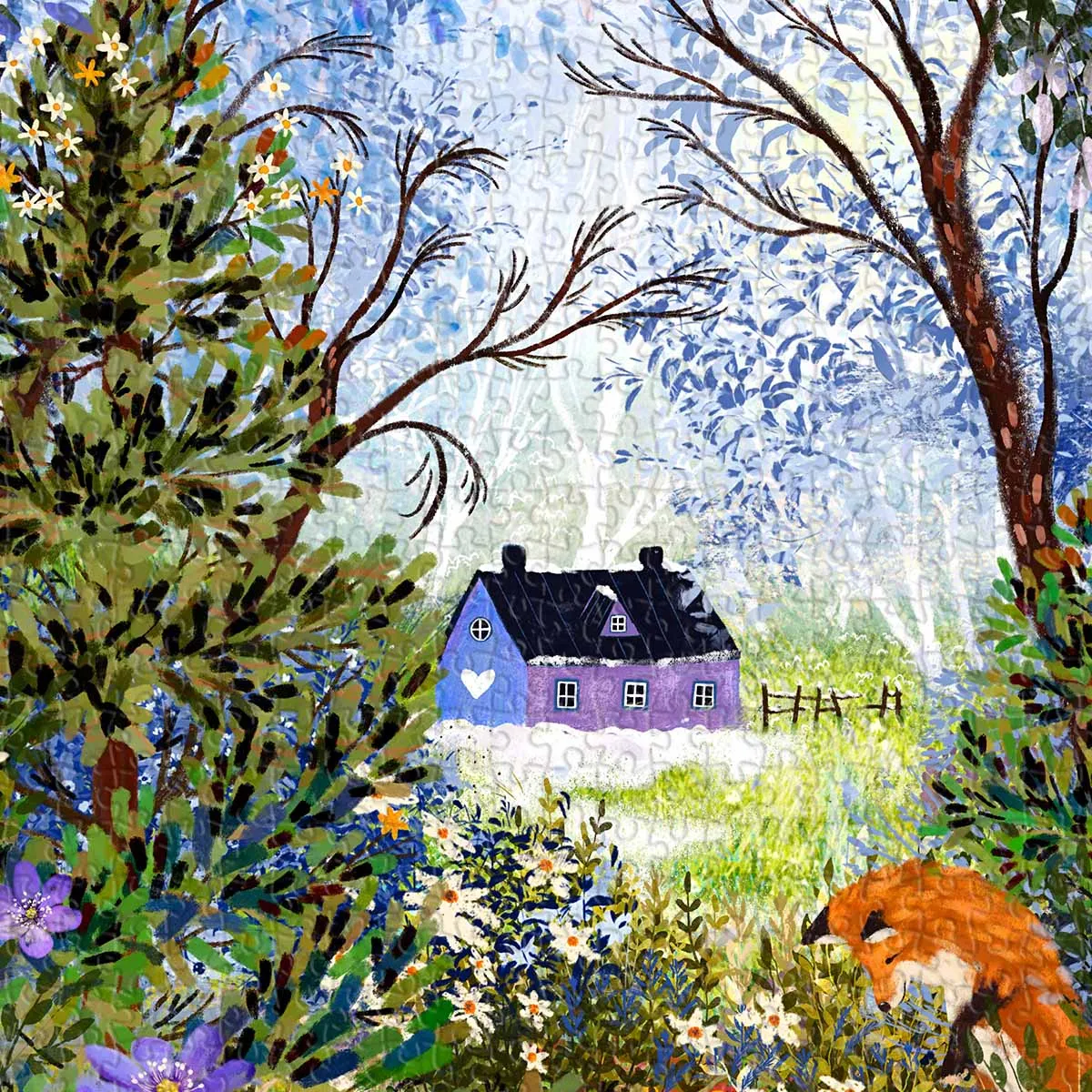 PieceRelax U1336 Thawing Woodland puzzle 1000 piese natura