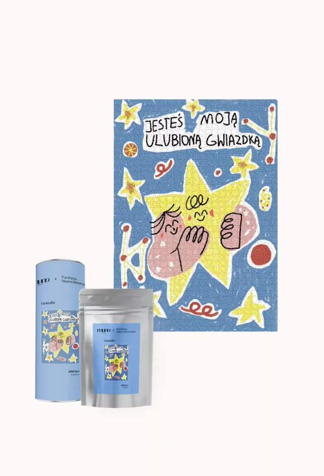 Muno Puzzle Gwiazdka puzzle 1000 piese colorat