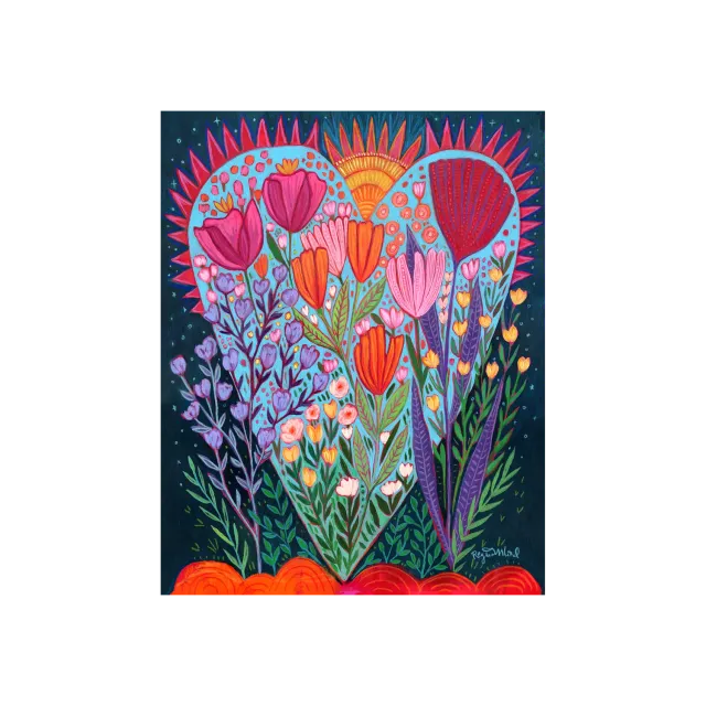 Hidden Piece Puzzles Big Blooming Love puzzle 109 piese 15x19 cm