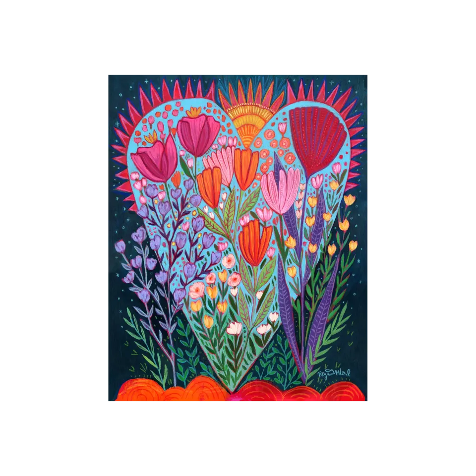 Hidden Piece Puzzles Big Blooming Love puzzle 109 piese 15x19 cm