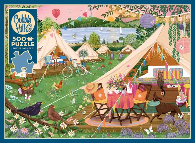Cobble Hill Glamping puzzle 500 piese lac