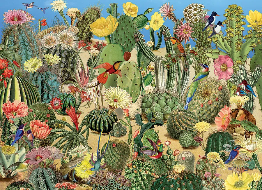Cobble Hill Cactus Garden puzzle 1000 piese cactusi