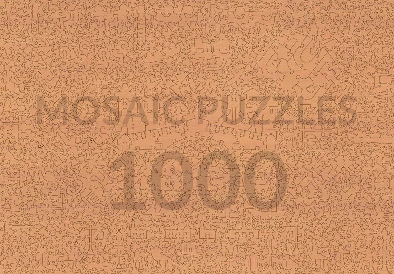 Mosaic Puzzles Summer Sunset Lake Como puzzle 50 piese