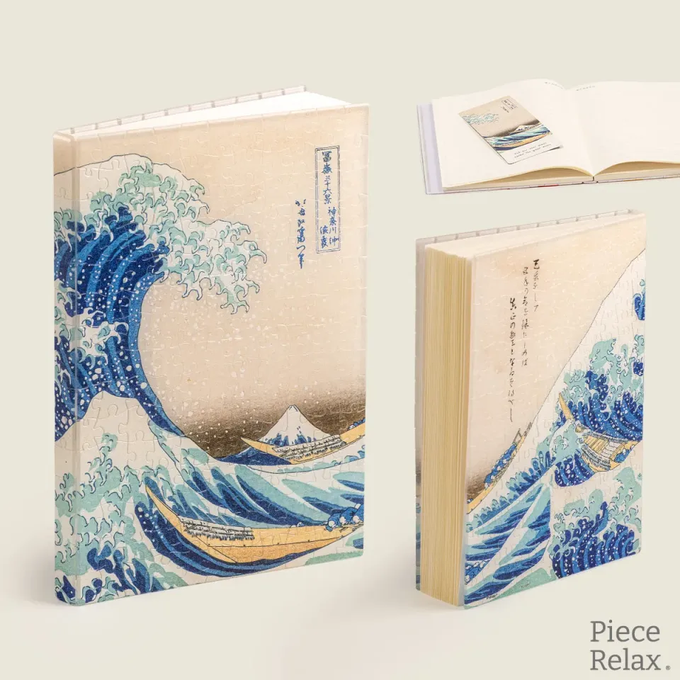 PieceRelax The Great Wave YA1066 jurnal puzzle A5 val