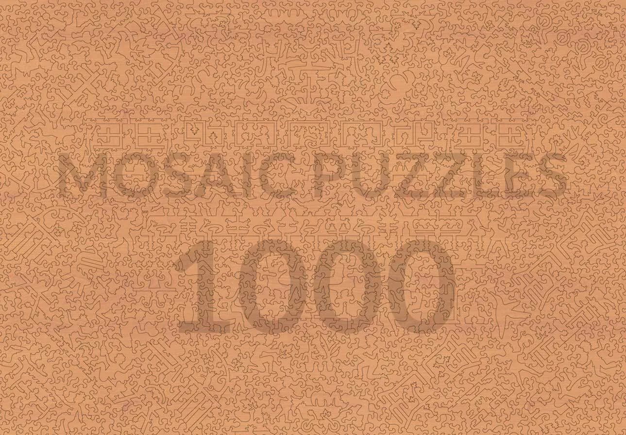 Mosaic Puzzles Harvest Sunset Feast puzzle lemn 1000 piese toamna