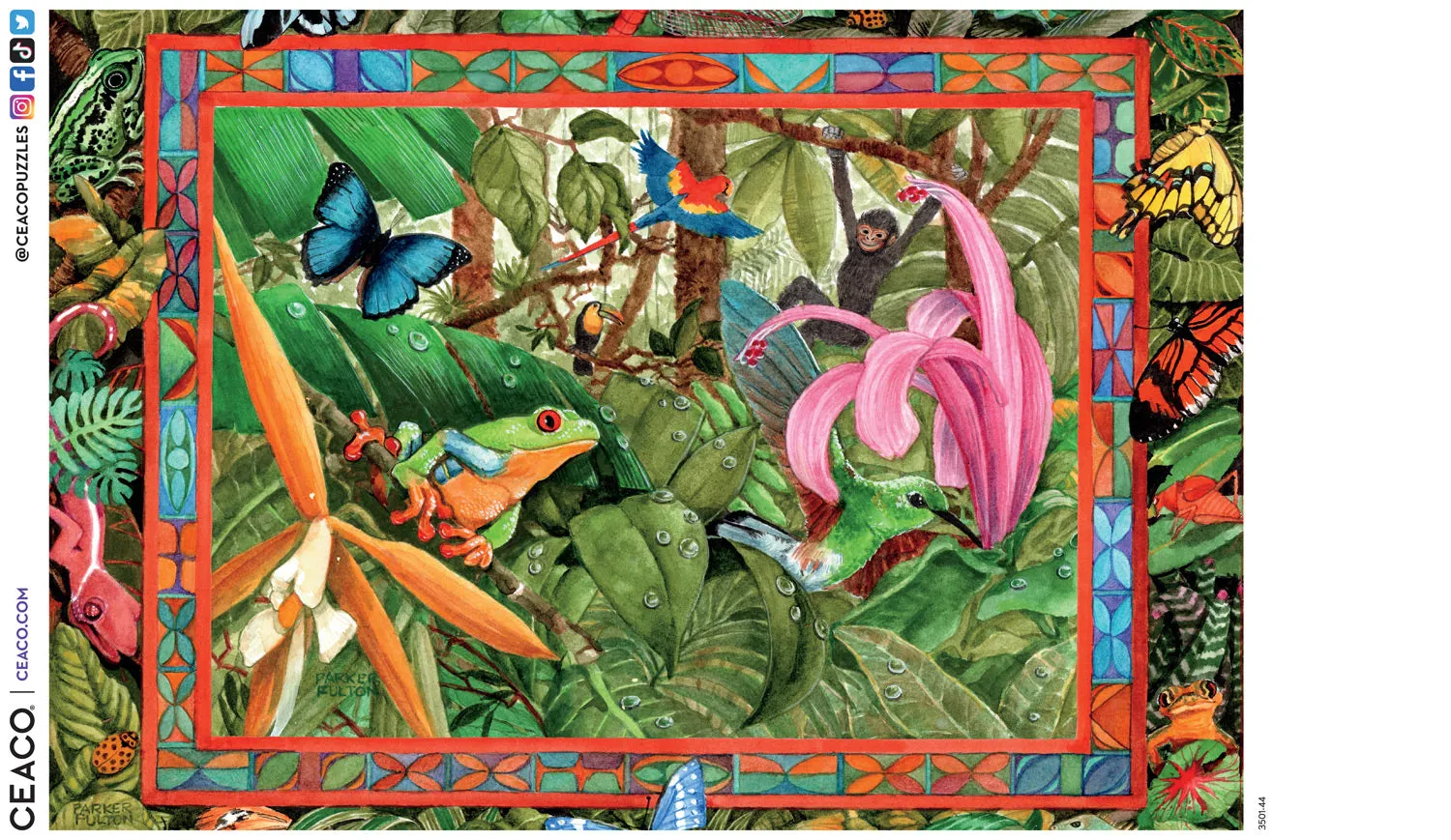 Ceaco Delightful Rainforest puzzle 2000 piese natura