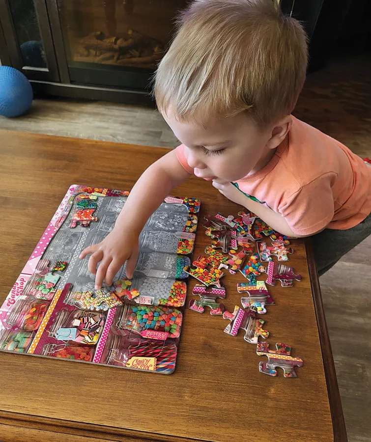 Cobble Hill Sweet Sweet Sugar puzzle tava 35 piese dulciuri