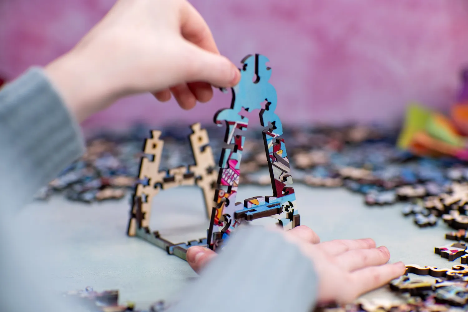 Mosaic Puzzles The Grand Carnival puzzle 3D lemn 1000 piese
