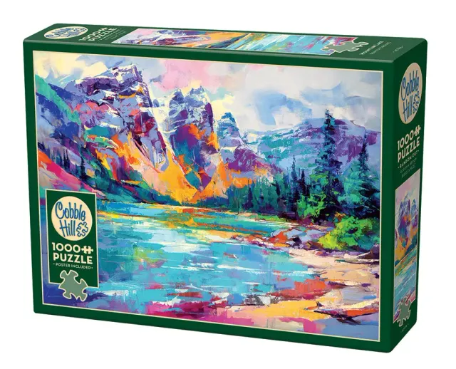 Cobble Hill Mountain Lake puzzle 1000 piese lac alpin