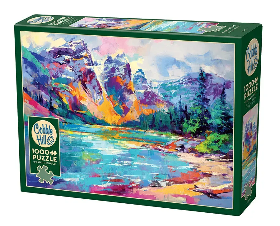 Cobble Hill Mountain Lake puzzle 1000 piese lac alpin