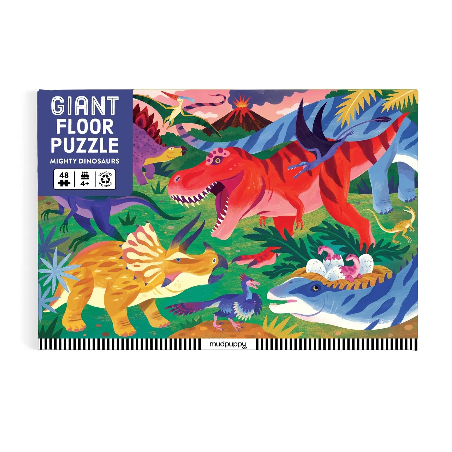 Mudpuppy Mighty Dinosaurs puzzle podea 48 piese gigant