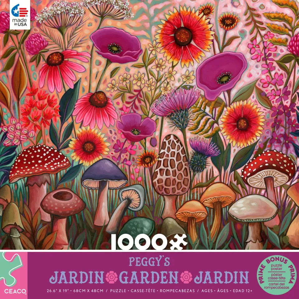 Ceaco Peggy's Garden Morel of the Story puzzle 1000 piese