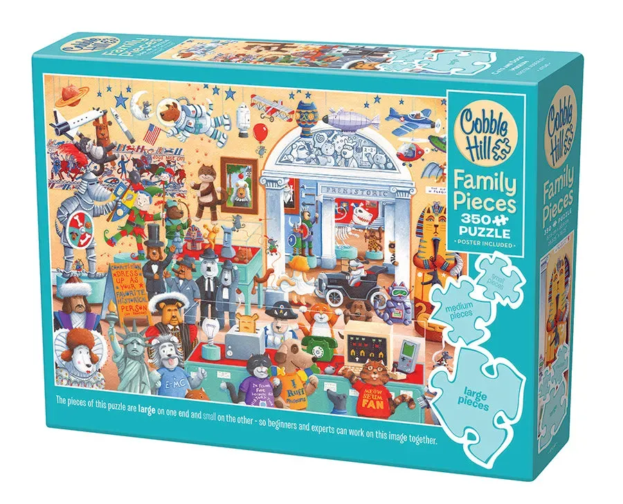 Cobble Hill Family Pieces Cats and Dogs Museum puzzle 350 piese