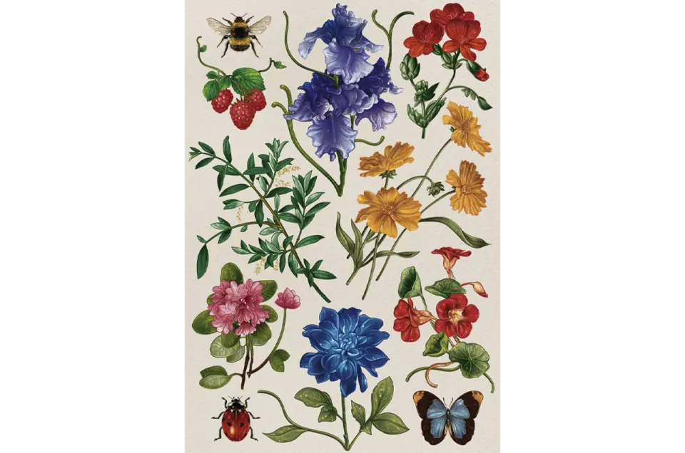Mosaic Puzzles Botanical Studies puzzle din lemn 100 piese floral