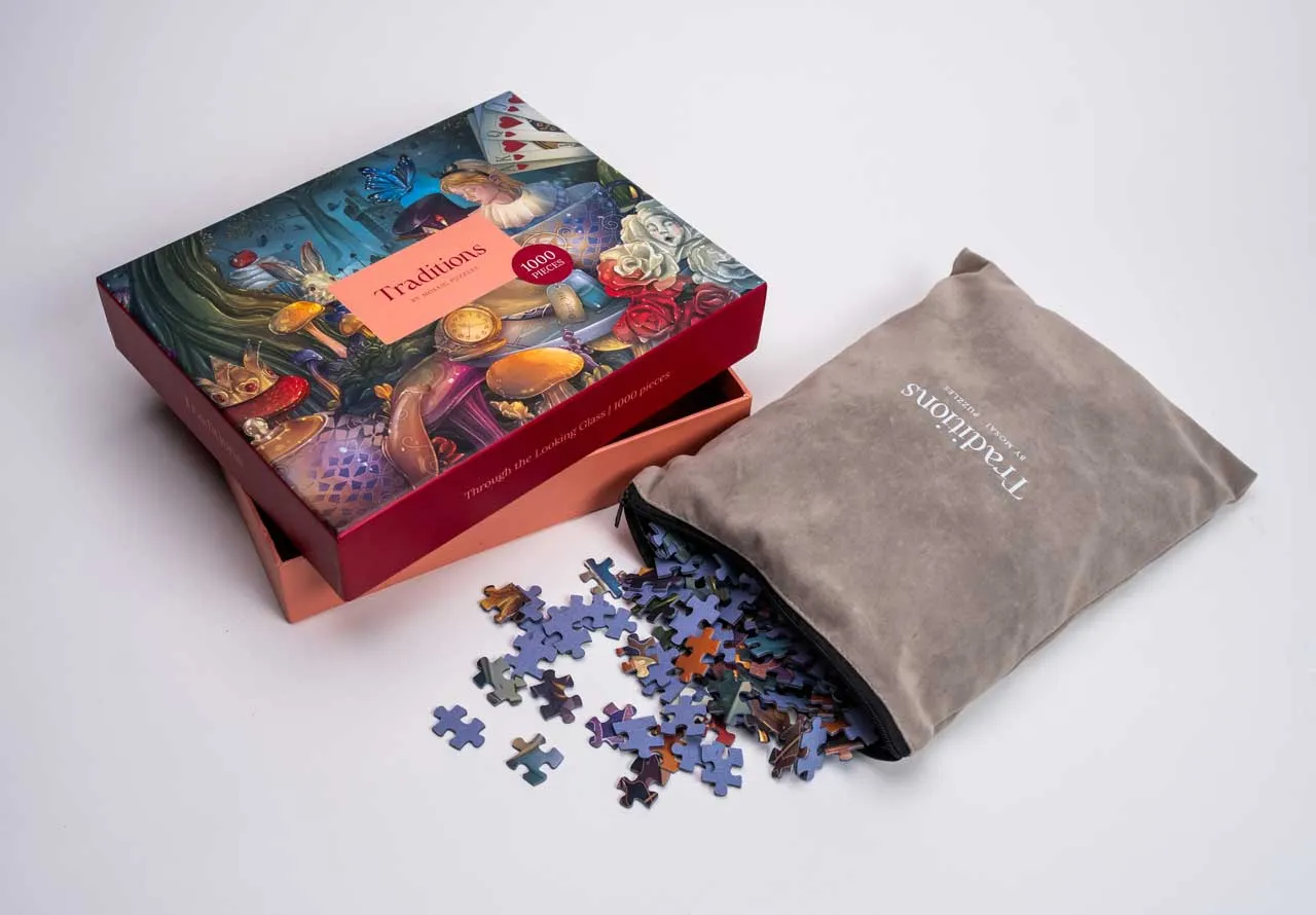 Mosaic Puzzles Traditions Through the Looking Glass puzzle 1000 piese