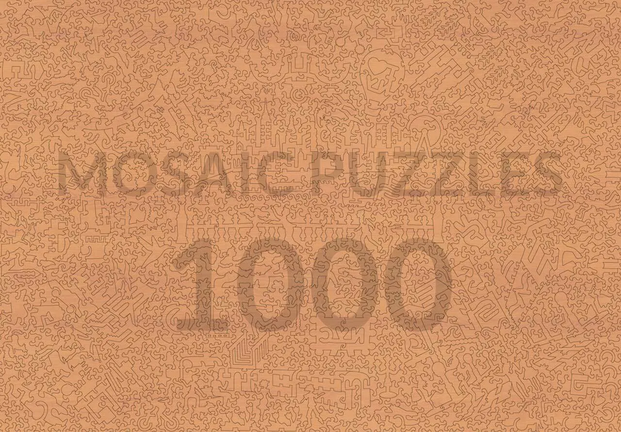 Mosaic Puzzles A Map of the Wondrous Isle of Manhattan puzzle 250 piese
