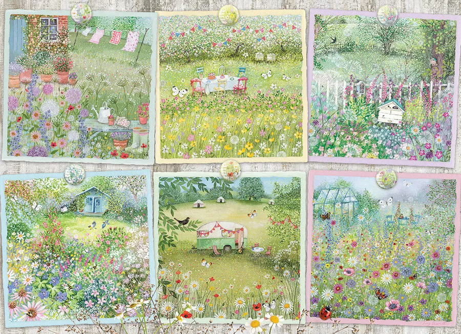 Cobble Hill Cottage Gardens puzzle 1000 piese grădini