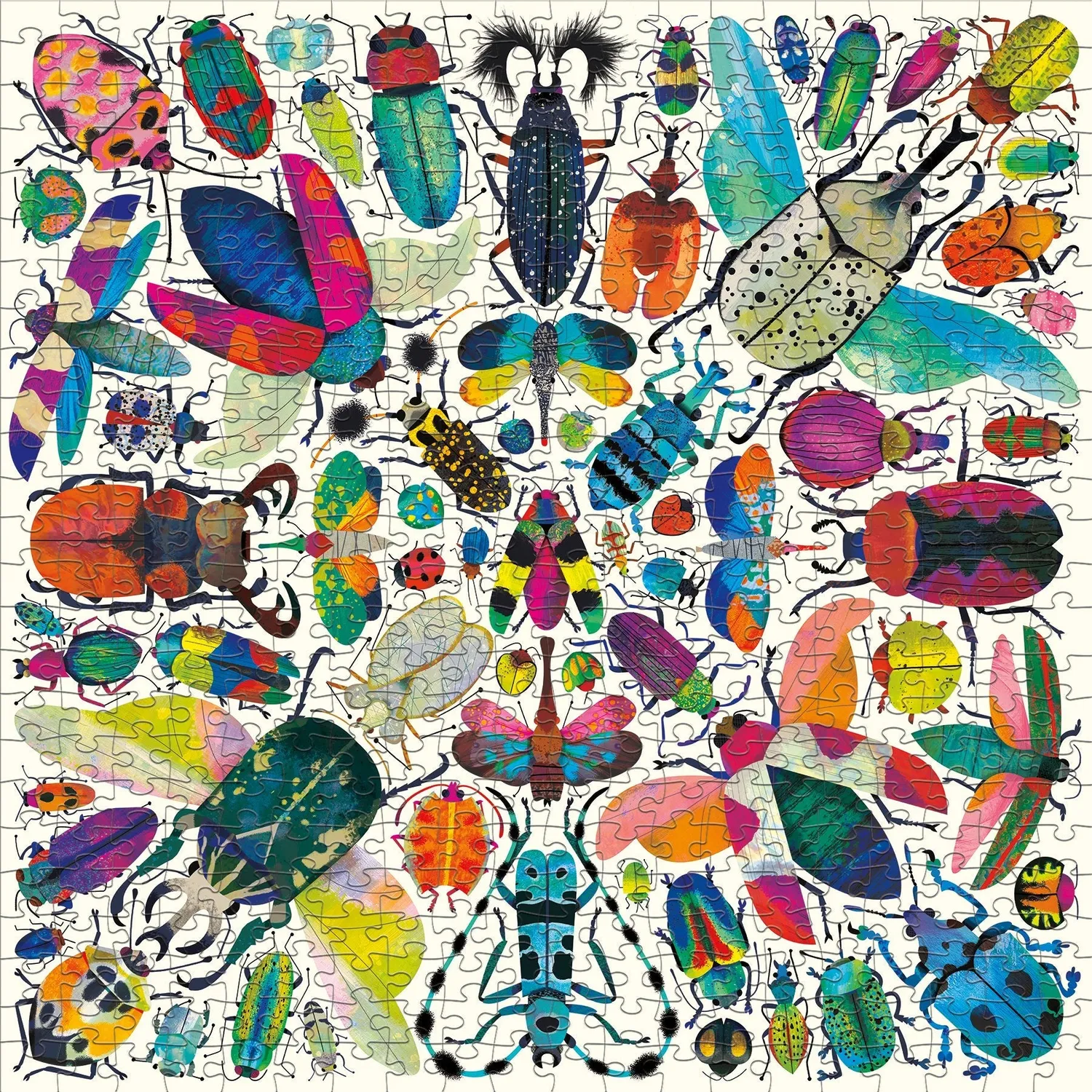 Mudpuppy Kaleido Beetles puzzle 500 piese gandaci