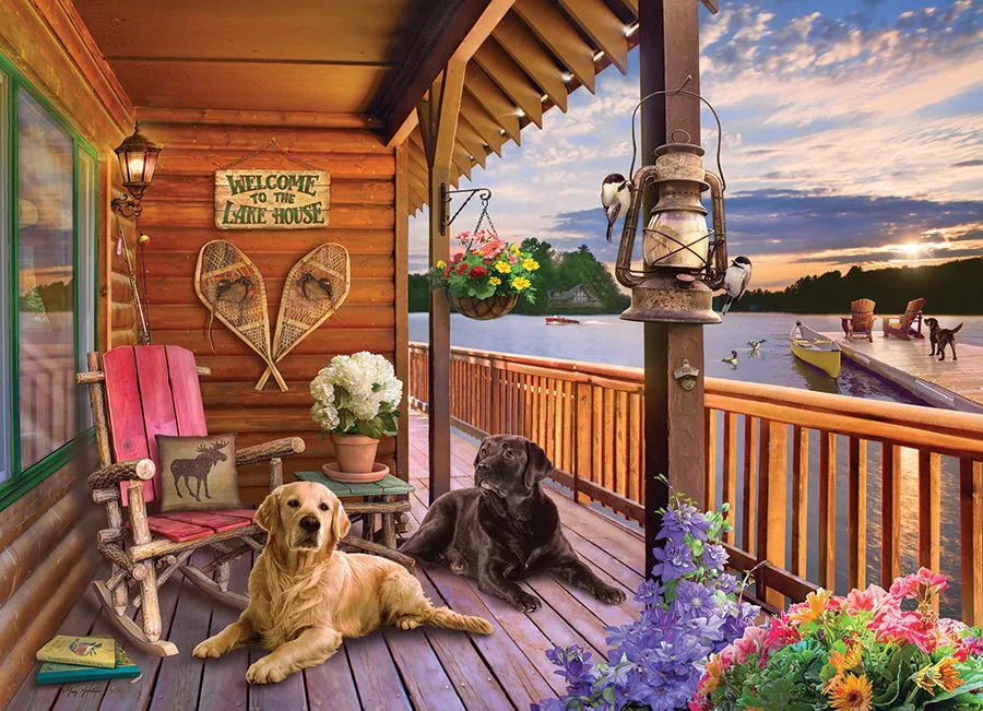 Cobble Hill Welcome to the Lake House puzzle 1000 piese lac