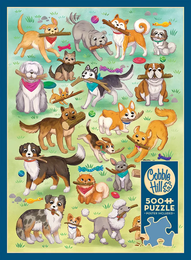 Cobble Hill Fetch puzzle 500 piese câini