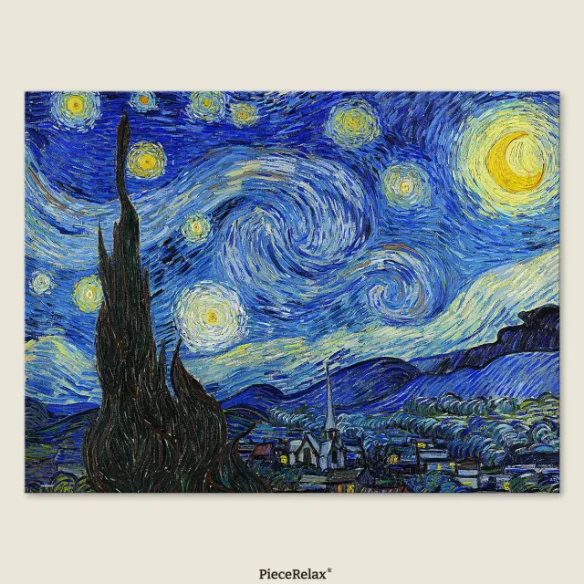 PieceRelax PieceClicks U1107 The Starry Night puzzle 1008 piese